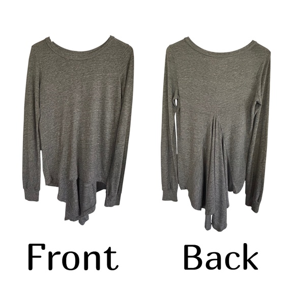 Nation LTD Tops - Women's Nation LTD XS Size 1 Heather Gray Long Sleeve Top Tee Fall Cozy